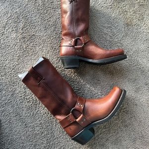 Frye harness boots
